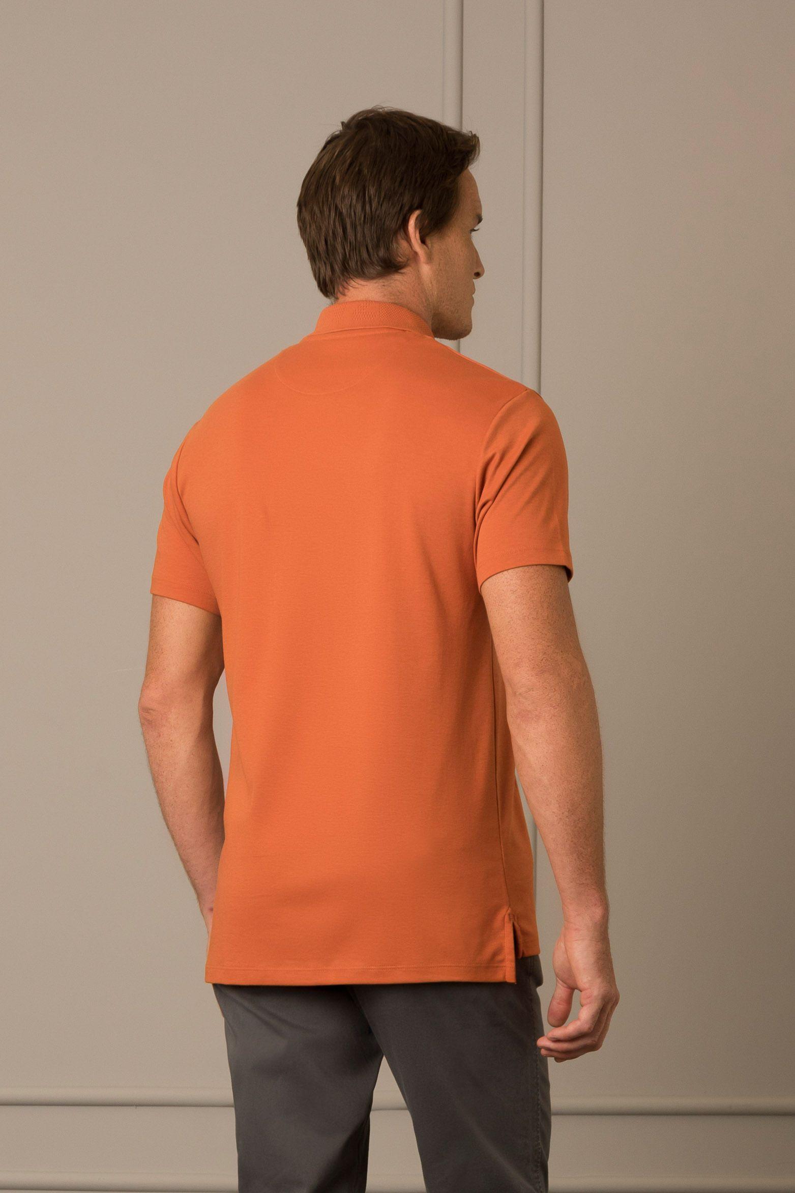 Vélez Polera Con Cuello Agustín Para Hombre Terracota-3