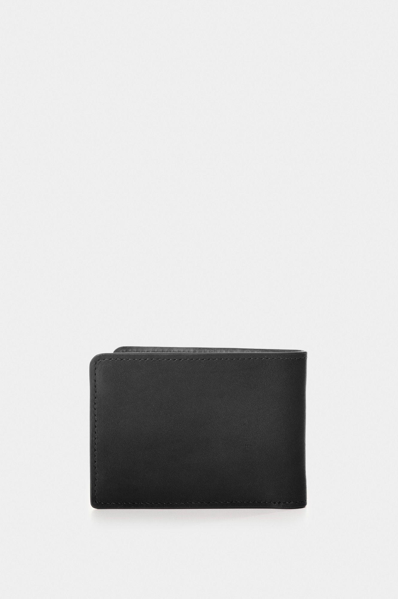 Vélez Billetera Cuero Hombre Coral Negro-2