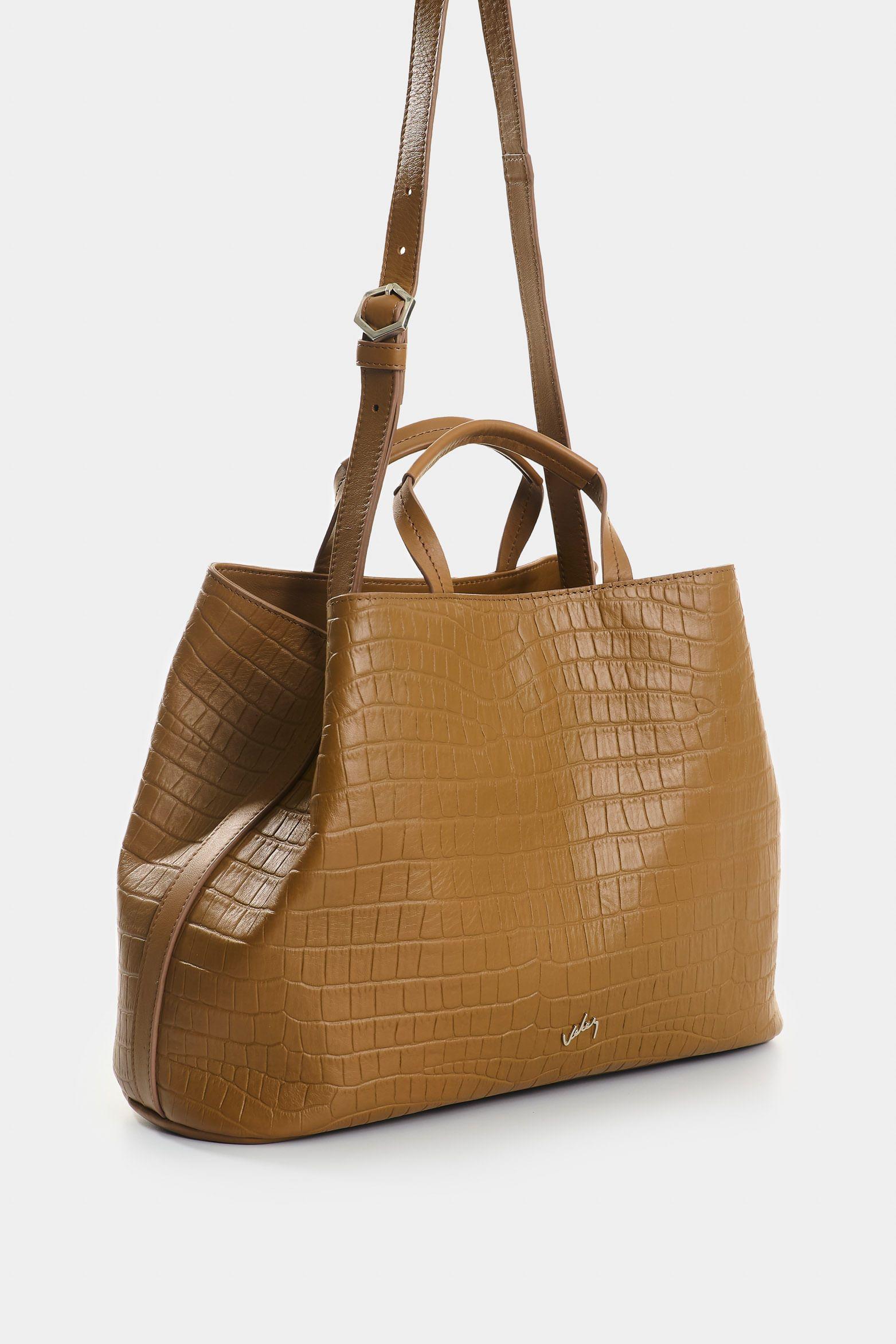 Vélez Bowling Calafate De Cuero Para Mujer Grabado Miel-1