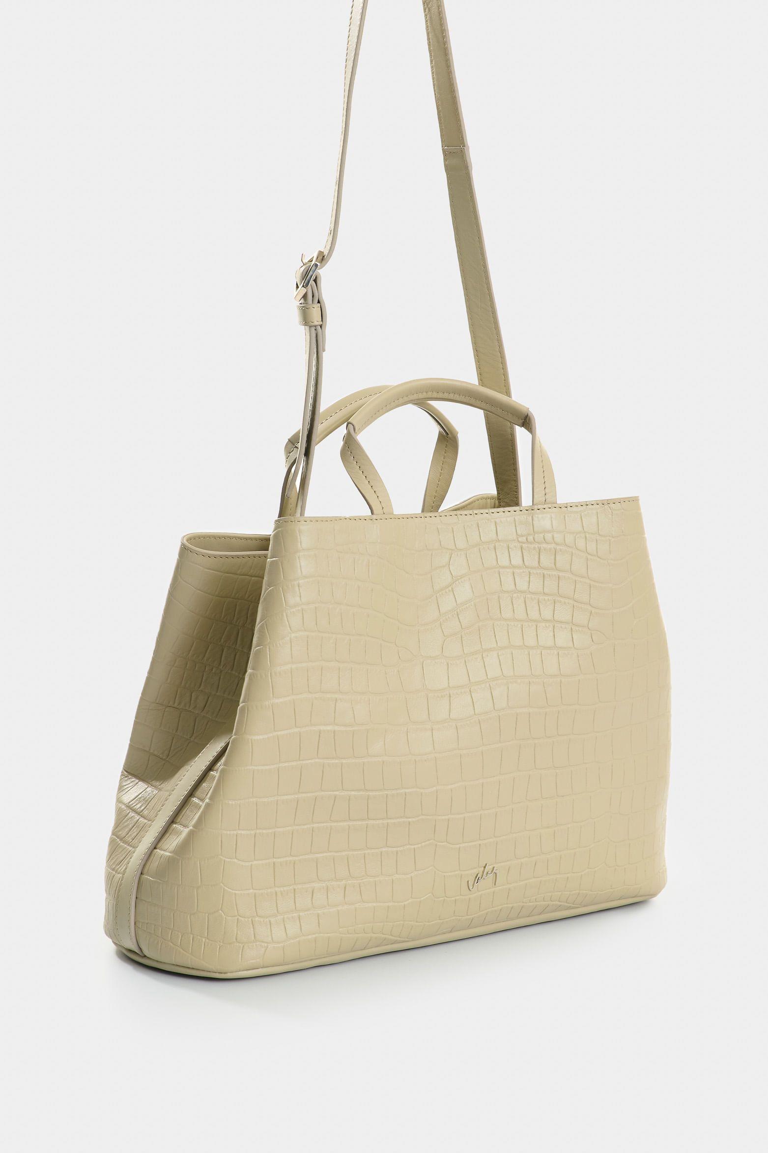 Vélez Bowling Calafate De Cuero Para Mujer Grabado Arena-1