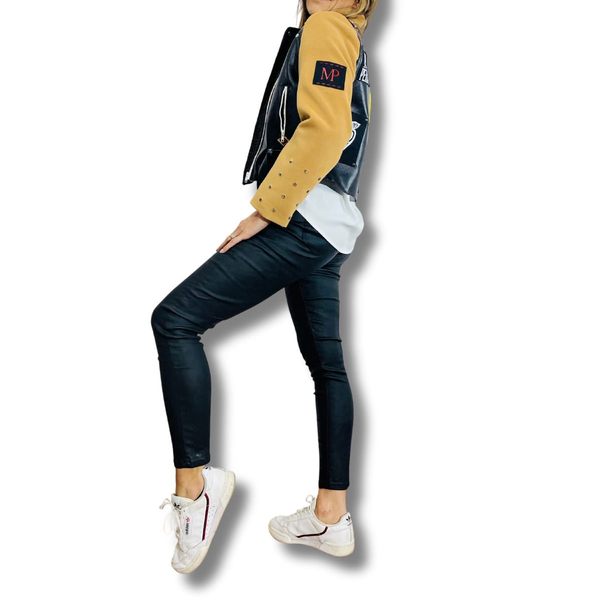 Chaqueta Biker MP Cuero-1