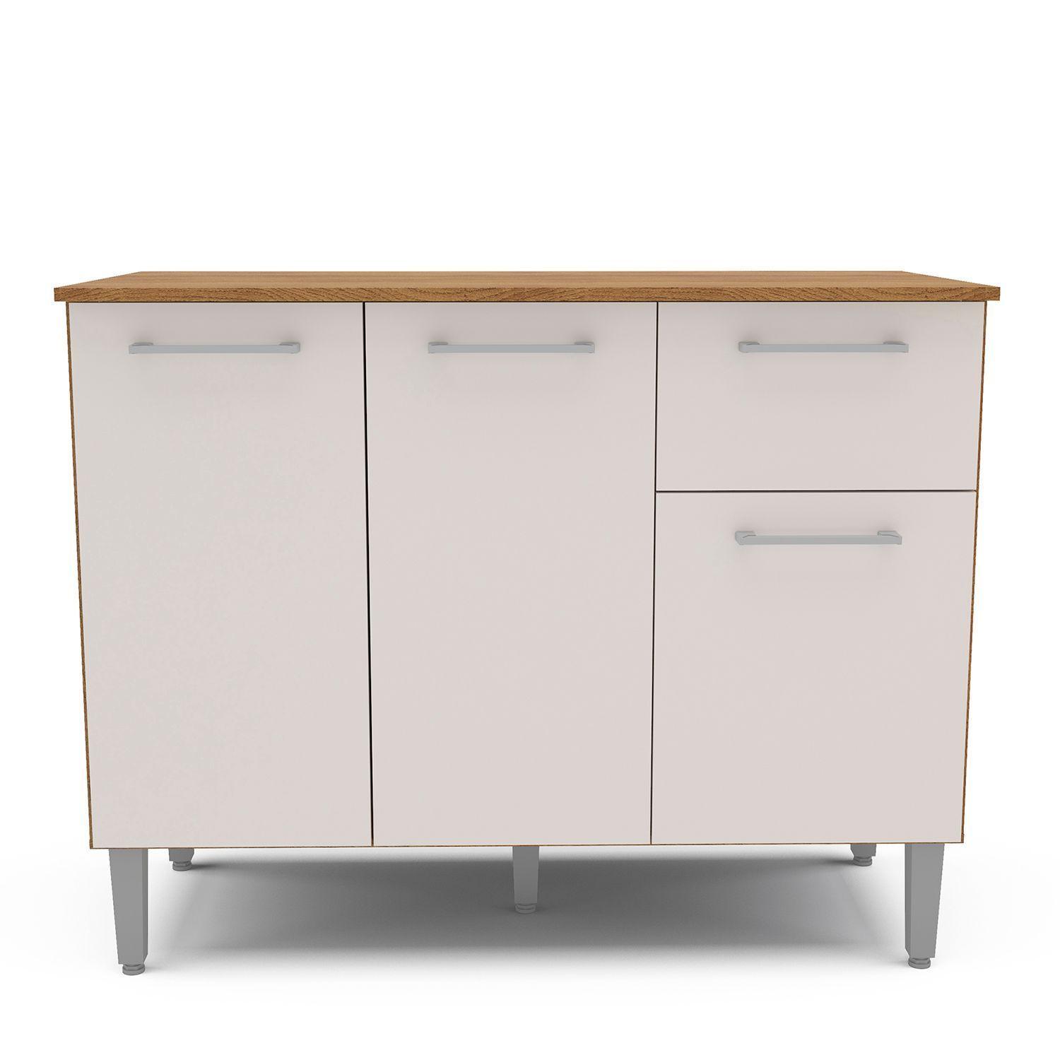 MUEBLE BASE EVANDRO 105 CM 3 PUERTAS 1 CAJON-6