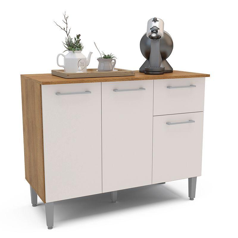 MUEBLE BASE EVANDRO 105 CM 3 PUERTAS 1 CAJON-4