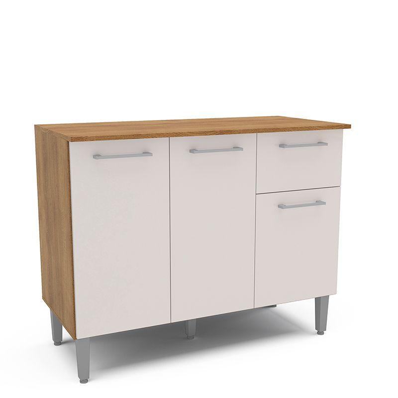 MUEBLE BASE EVANDRO 105 CM 3 PUERTAS 1 CAJON-5