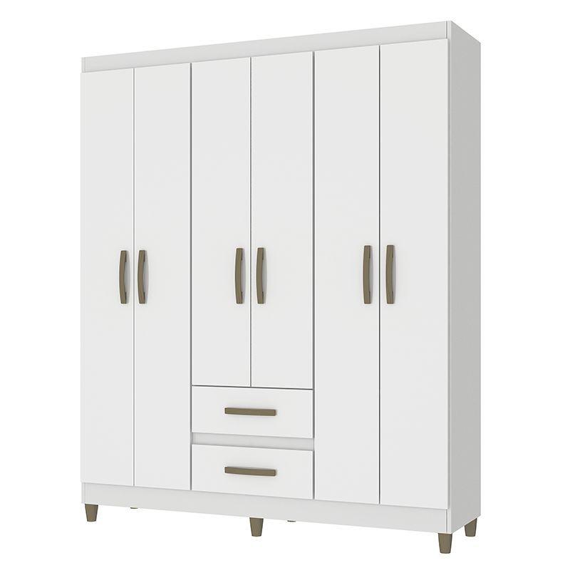 CLOSET COIMBRA BLANCO 6 PUERTAS 2 CAJONES-3