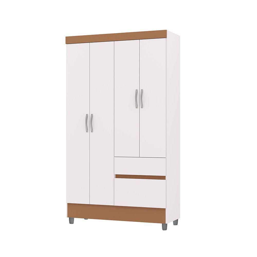 CLOSET IDEAL 4 PUERTAS 2 CAJONES BLANCA-3