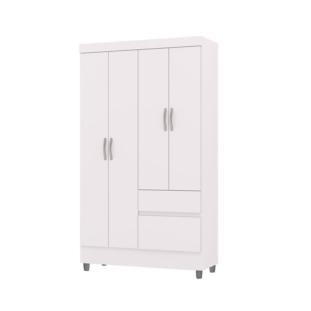 CLOSET IDEAL 4 PUERTAS 2 CAJONES BLANCA-6
