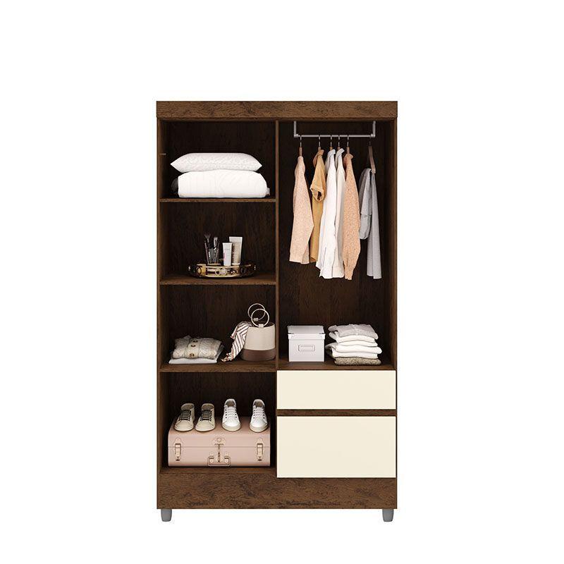 CLOSET IDEAL 4 PUERTAS 2 CAJONES CREMA-5