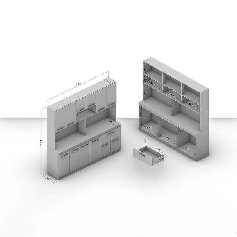 KIT COCINA 180 BUCK 12P 1C BLANCO-5