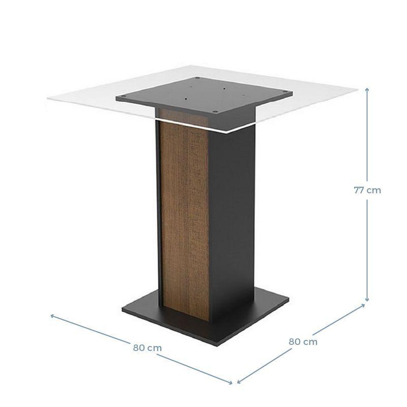 JUEGO COMEDOR JOHN GRECO 4 SILLAS CON VIDRIO-5