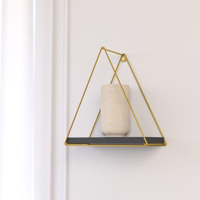 REPISA TRIANGULAR TOTAL BLACK 37X10X40CM VEKKAHOME-3
