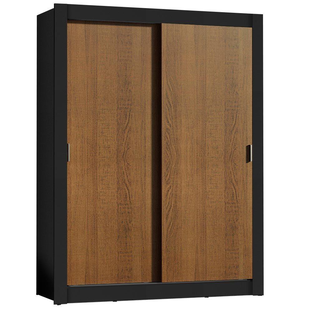 CLOSET DENVER 2 PUERTAS CORREDIZAS NEGRO-2