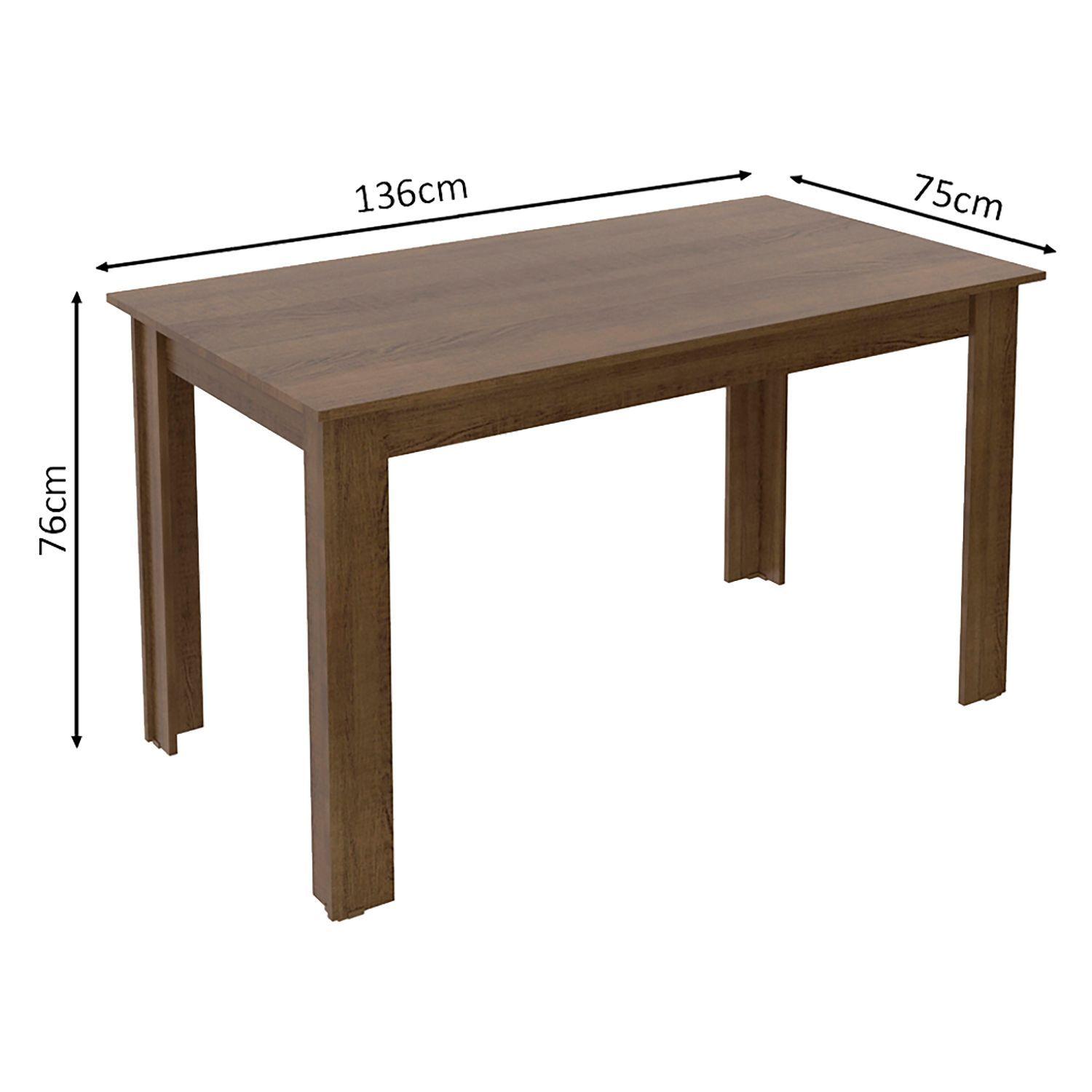 JUEGO COMEDOR PIA LEONE 4 SILLAS CAFE-4