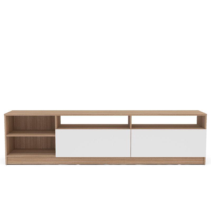 RACK TV MOYAN LIGHT 75 PULGADAS CAF CON 2 PUERTAS BLANCAS-3