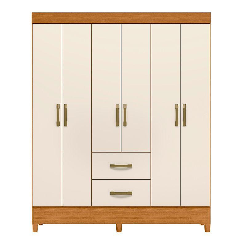 CLOSET MOBI BEIGE 6 PUERTAS 2 CAJONES-4