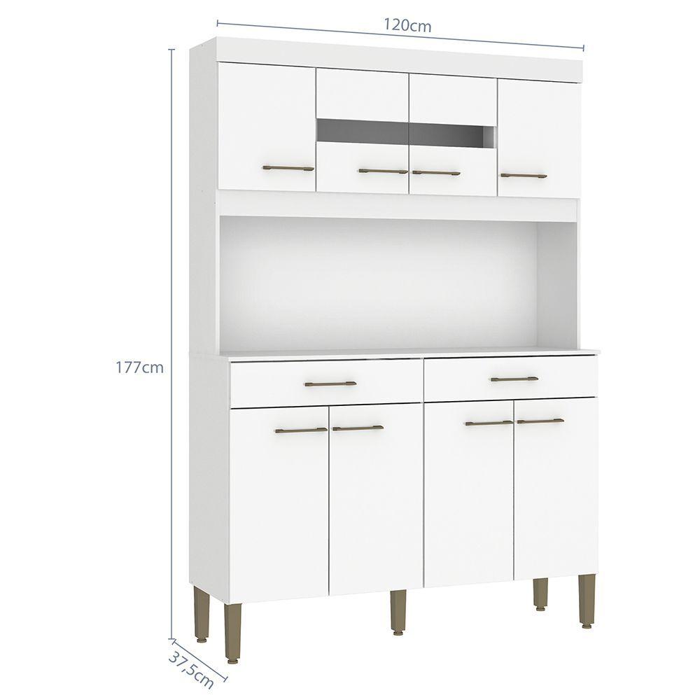 KIT COCINA LAURA BLANCA 8 PUERTAS 2 CAJONES-3