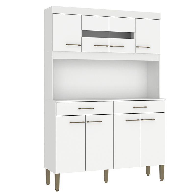 KIT COCINA LAURA BLANCA 8 PUERTAS 2 CAJONES-4