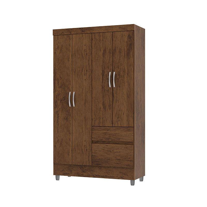 CLOSET IDEAL 4 PUERTAS 2 CAJONES CAF-3