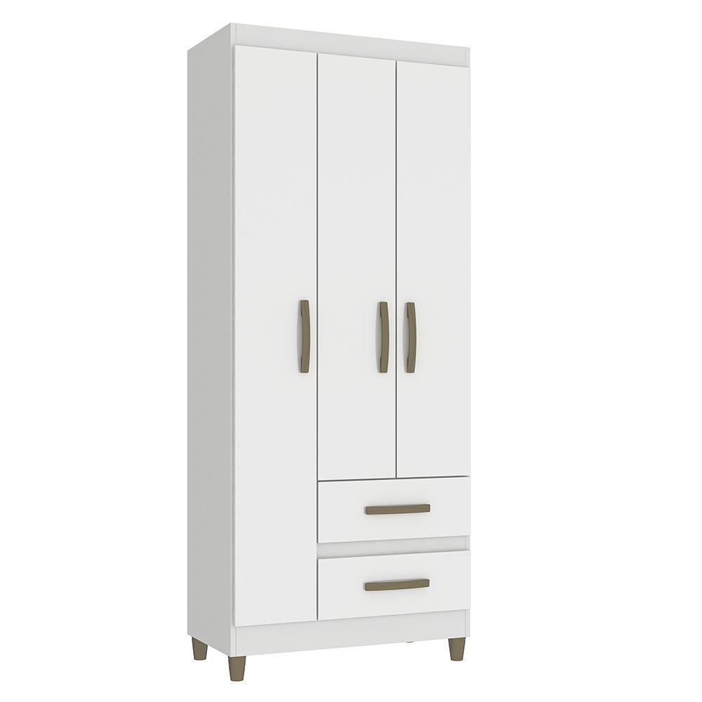 CLOSET PORTO BLANCO 3 PUERTAS 2 CAJONES-4