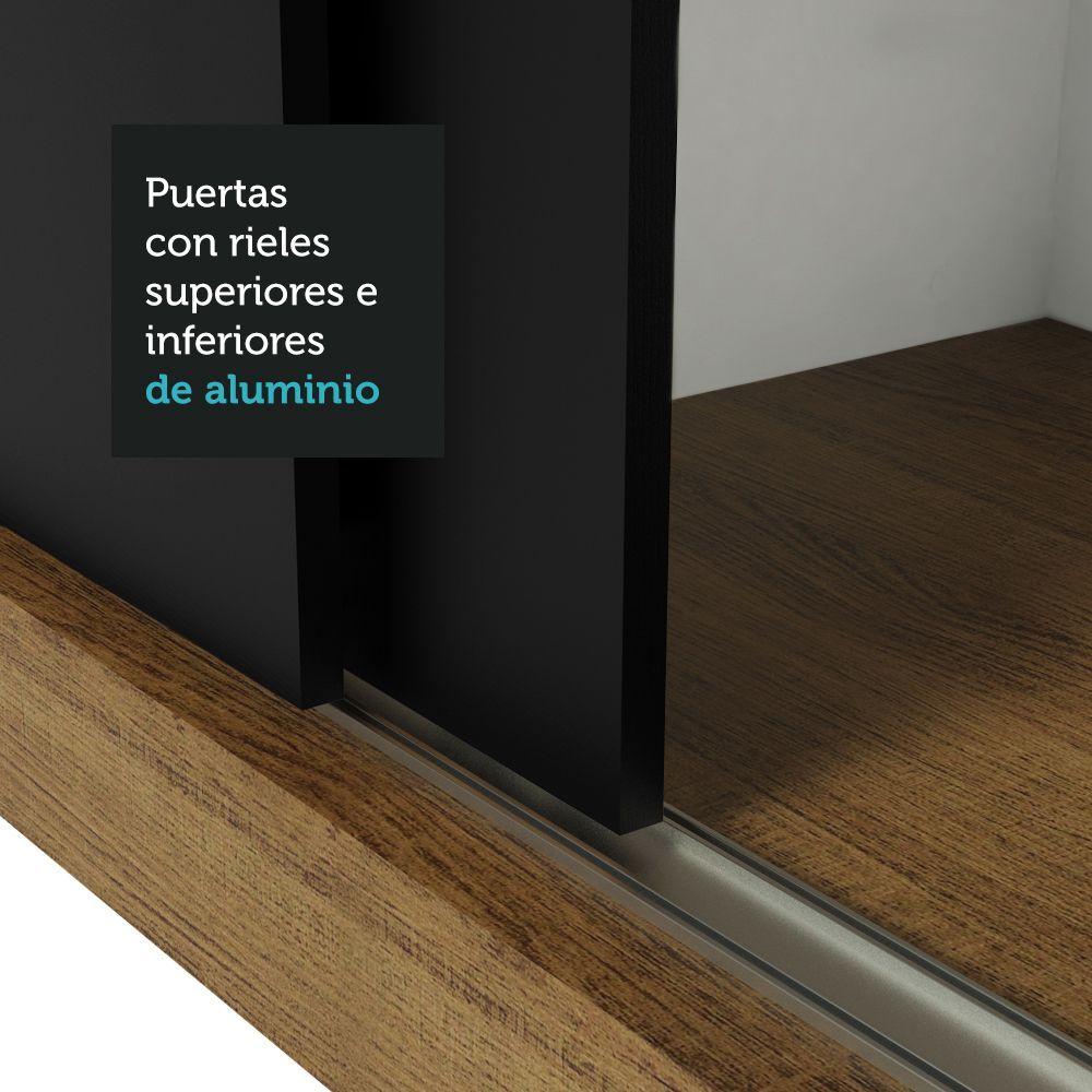 CLOSET MONACO 3 PUERTAS CORREDIZAS BICOLOR-5