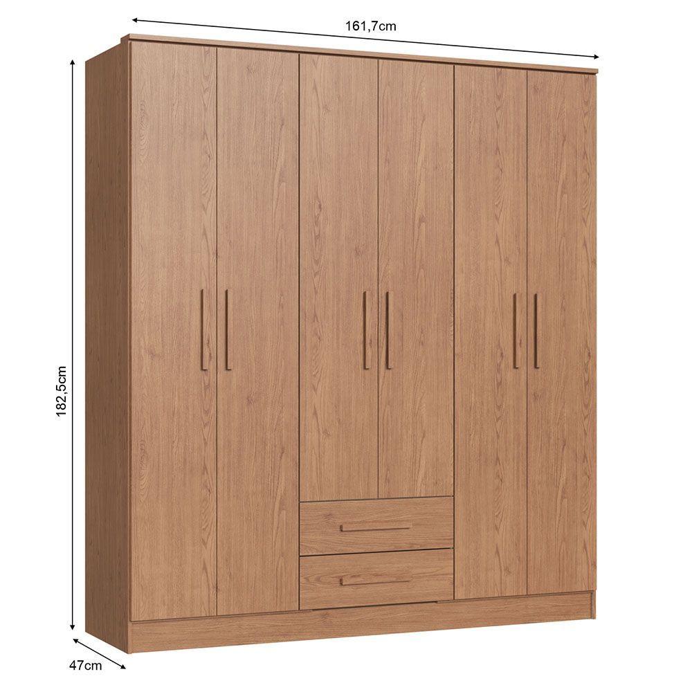 Closet Pequim 6 Puertas Cafe-4
