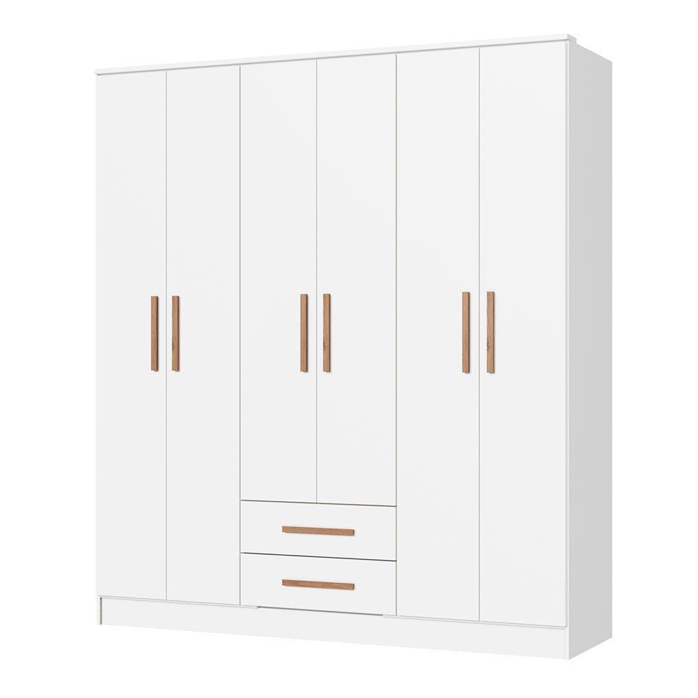 Closet Pequim 6 Puertas Blanco-1