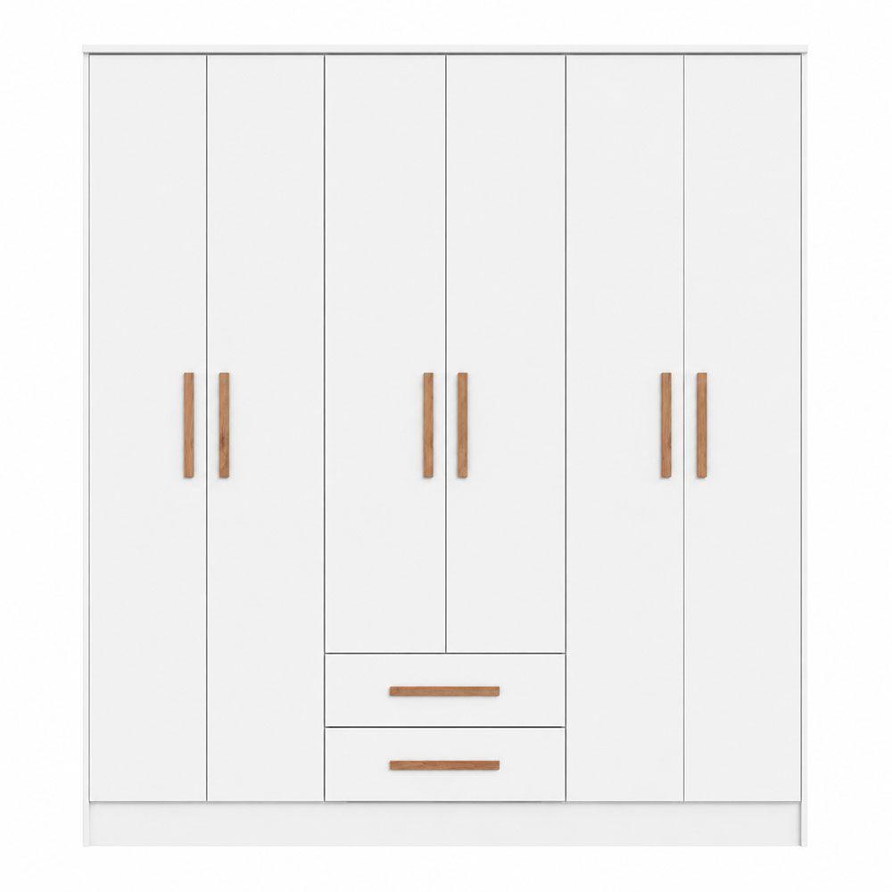 Closet Pequim 6 Puertas Blanco-2