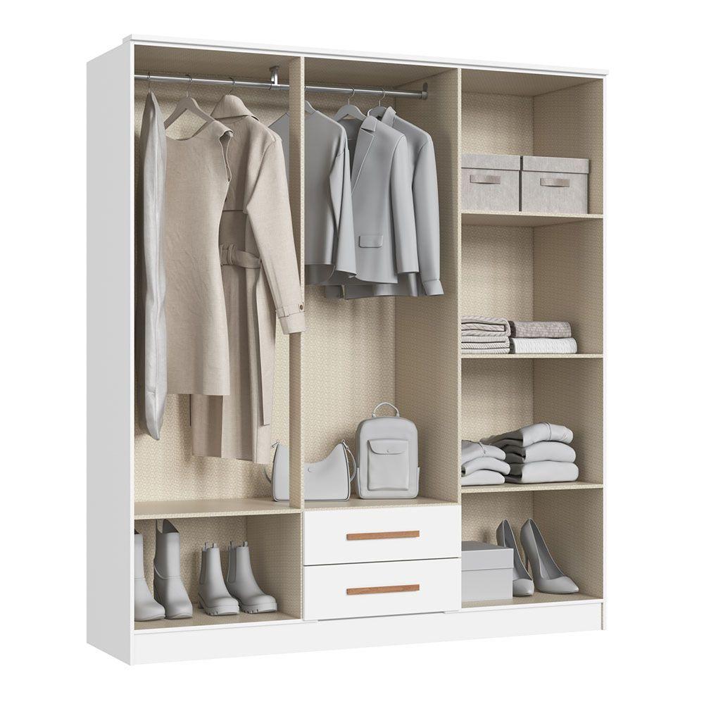 Closet Pequim 6 Puertas Blanco-3