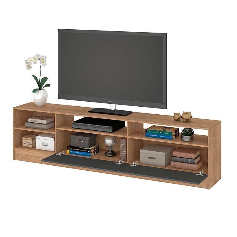RACK TV MOYAN 75 PULGADAS CAF CON 2 PUERTAS GRIS-6