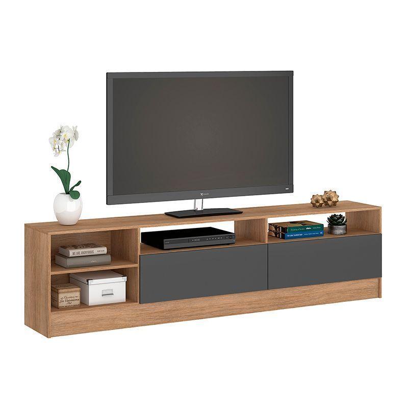 RACK TV MOYAN 75 PULGADAS CAF CON 2 PUERTAS GRIS-3