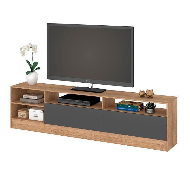 RACK TV MOYAN 75 PULGADAS CAF CON 2 PUERTAS GRIS-2