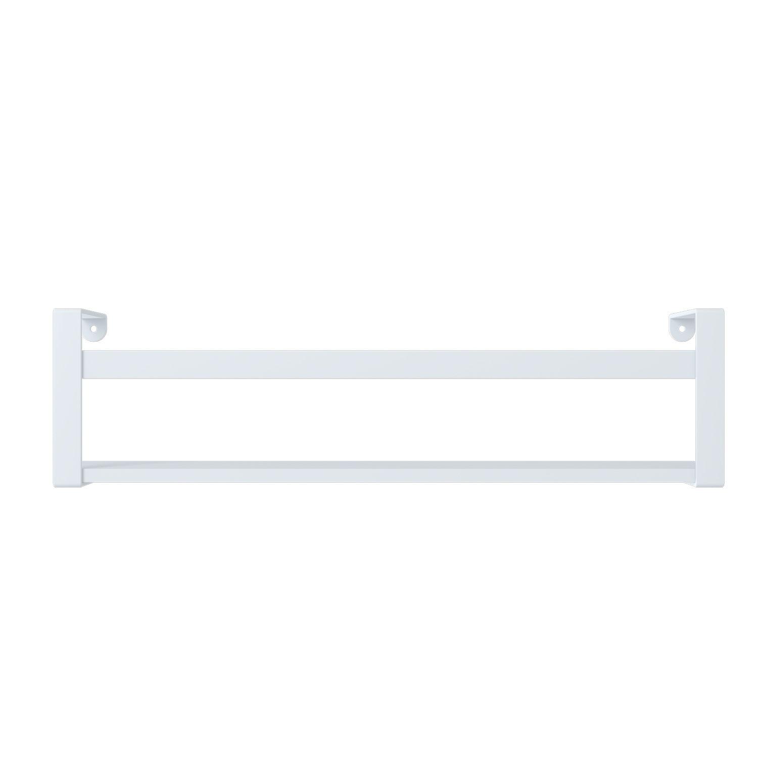 ESTANTE COURO NEGRO 40X20CM VEKKAHOME-1