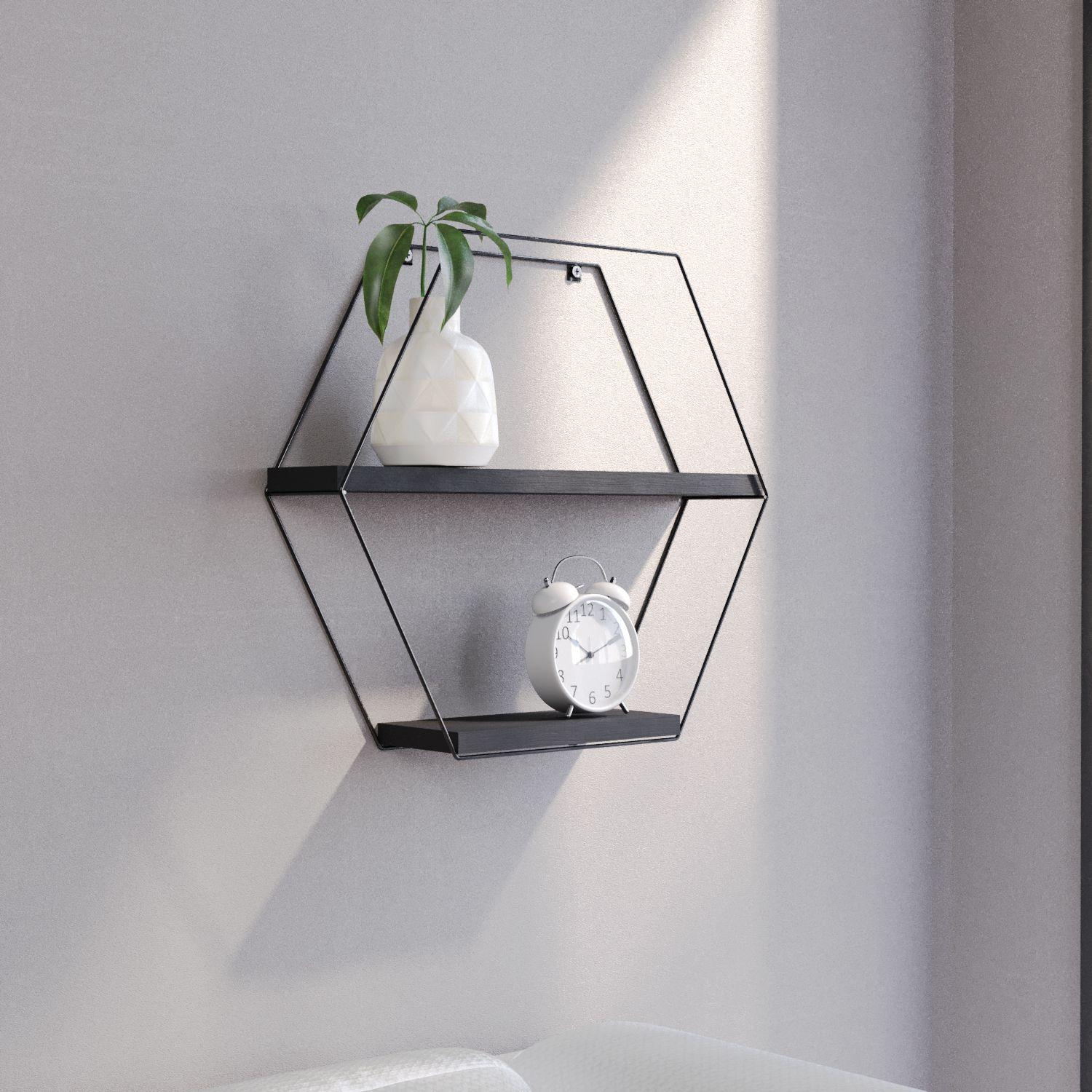 REPISA HEXAGONAL PINO WHITE VEKKAHOME-3