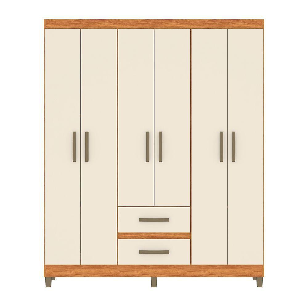 CLOSET COIMBRA BEIGE 6 PUERTAS 2 CAJONES-2