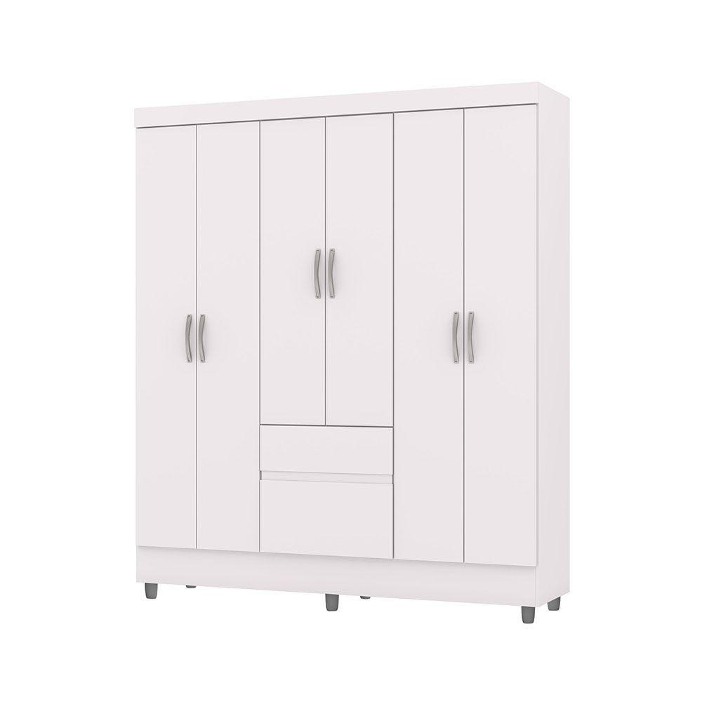 CLOSET IDEAL 6 PUERTAS 2 CAJONES CAFE-4