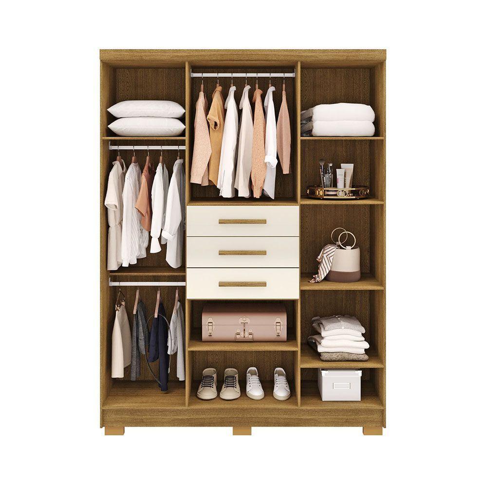Closet Taurus 6 Puertas 3 Cajones Beige-2