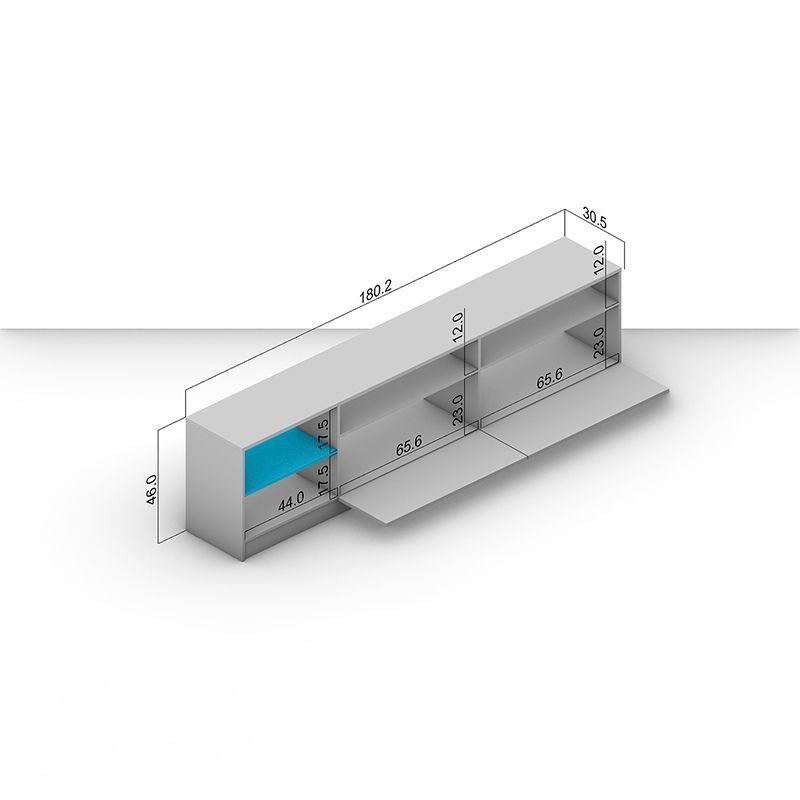 RACK TV MOYAN 75 PULGADAS CAF CON 2 PUERTAS NEGRAS-5