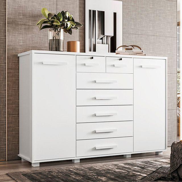 Comoda Fontana White 2P+7C-1