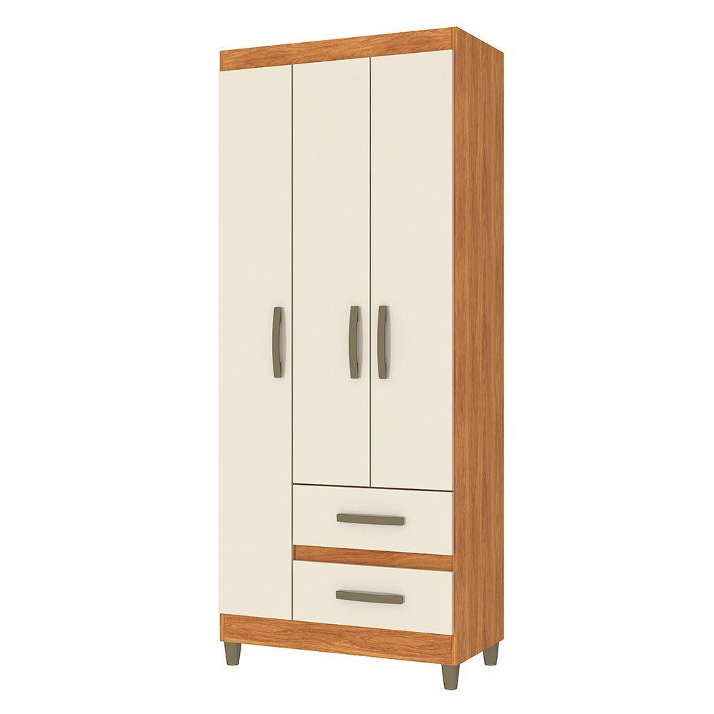 CLOSET PORTO BEIGE 3 PUERTAS 2 CAJONES-3