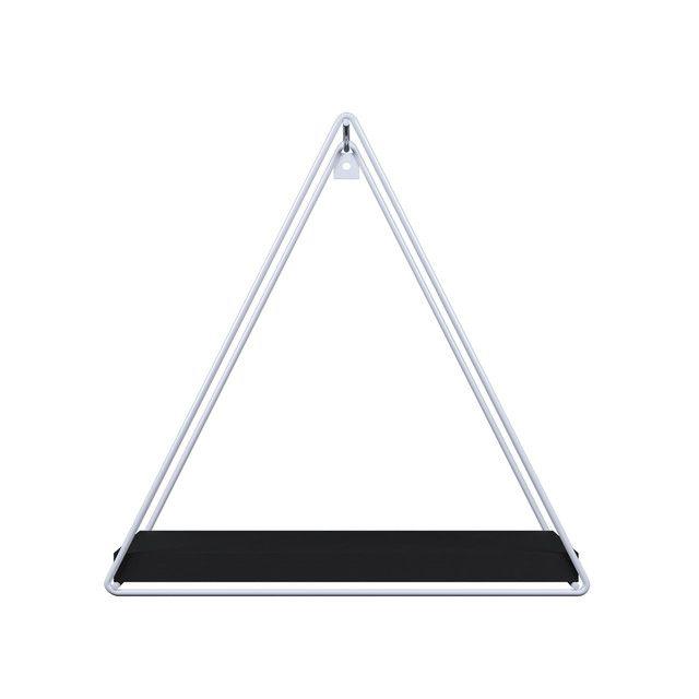REPISA TRIANGULAR TOTAL BLACK 25X10X25CM VEKKAHOME-2