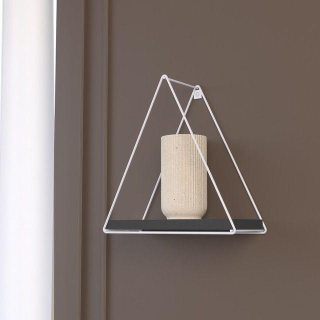 REPISA TRIANGULAR TOTAL BLACK 25X10X25CM VEKKAHOME-3