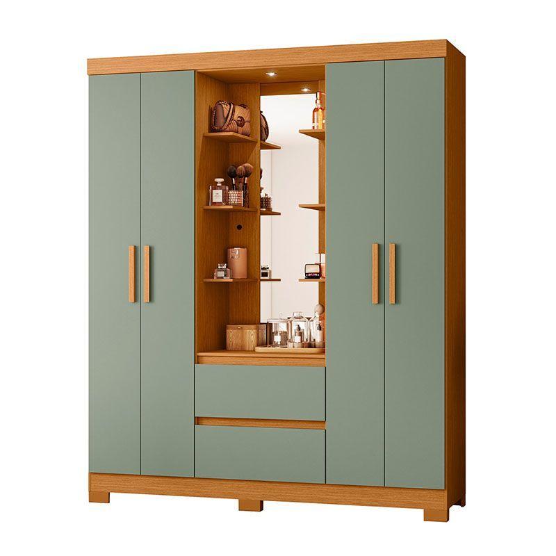 CLOSET OLÍMPIA 4P 2C VERDE 	-2