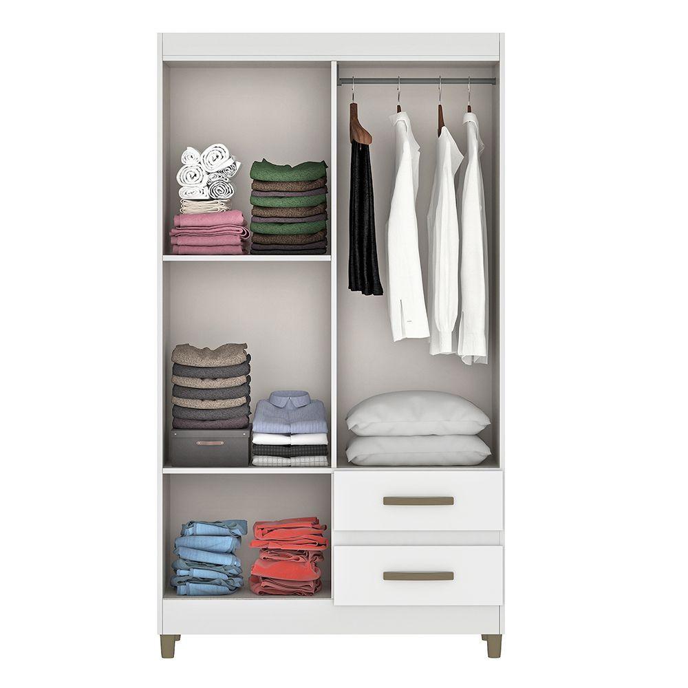 CLOSET LISBOA BLANCO 4 PUERTAS 2 CAJONES-6