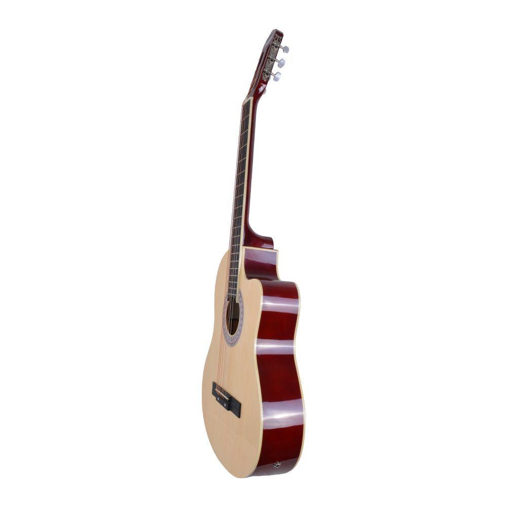GUITARRA ELECTROACUSTICA 39 CDAS METALICAS CUTAWAY NATURAL ZXWS-394 ZARAGOZA-2