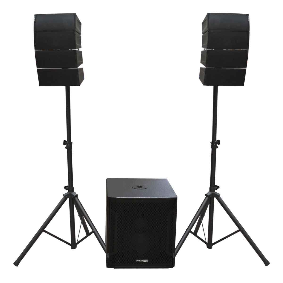 SISTEMA ARRAY SUB15+8 700W RMS 2000W MAX CSR-158 CARVERPRO-0