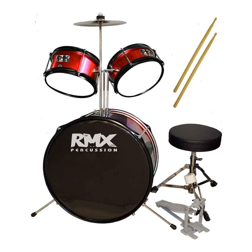 BATERIA NIÑO 3PCS ROJA RAD-2/RD RMX-1