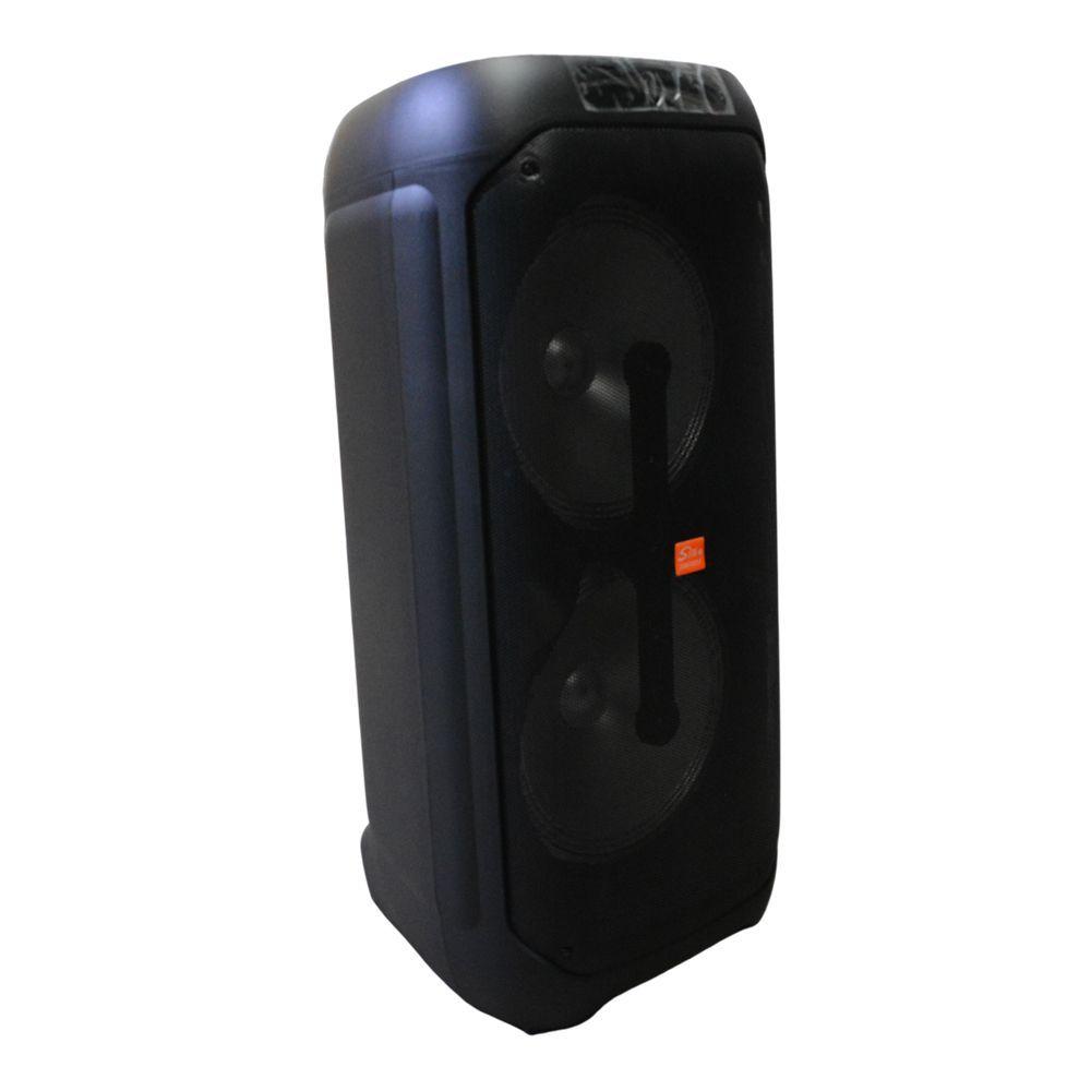PARLANTE PORTATIL 2X12 50W LEDS MIC BT SING E ZQS12217-2