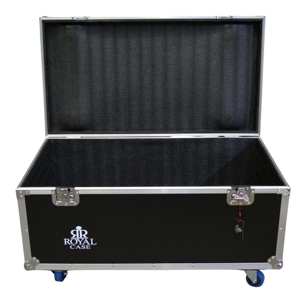 CASE DE MADERA 1050x560x520 CON RUEDAS ROYAL CASE RCC-156-1