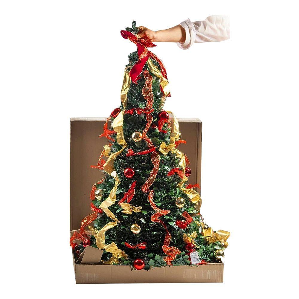 Arbol De Navidad 1.80cm Decorado + Luces Leds- Mod. Escocés-2