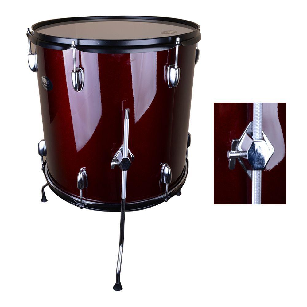 TIMBAL DE PIE 16X16 ROJO OSCURO MOD.BBCH-16CJ RMX-2